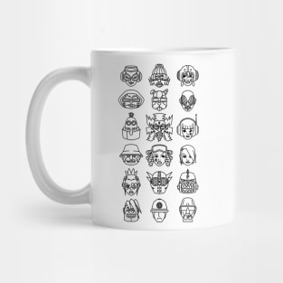 Jet Set Radio Cast (black) Mug